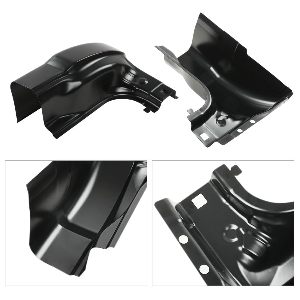 G-PLUS Rocker Panel Inner & Cab Kit Compatible with Ford F250 F350 F450 Super Duty 2 Door Regular Cab 1999-2016/Fit for Regular Cabs Only/Not Fit Extended Cabs or Crew Cabs 6 PCS, Black