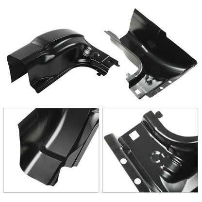 G-PLUS Rocker Panel Inner & Cab Kit Compatible with Ford F250 F350 F450 Super Duty 2 Door Regular Cab 1999-2016/Fit for Regular Cabs Only/Not Fit Extended Cabs or Crew Cabs 6 PCS, Black