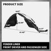 G-PLUS Front Right Fender Liner Inner Splash Shield, Compatible with Ford Explorer Police Interceptor Utility Base Sport Utility 4-Door 2016-2019, Passenger Side, FB5Z16102E, FO1249178