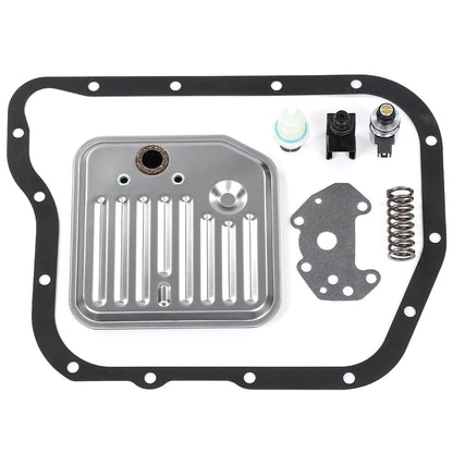G-PLUS Transmission Filter Kit Solenoid & Sensor Fit all Chrysler Dodge Jeep Products,46RE / 47RE / 48RE / A518 / A618 automatic transmission 2000-On Black