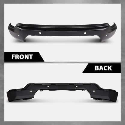 G-PLUS Front Bumper Face Bar Compatible with GMC Sierra 1500 2019-2021,Fit for Models with Park Assist Only, NOT Fit for Base Models Black