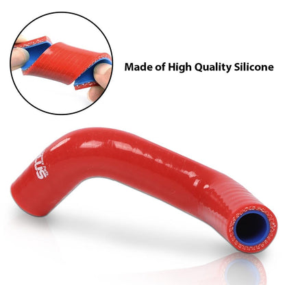 G-PLUS Silicone Radiator Hose Kit Compatible with Honda/Acura Integra DC4 DB7 RS LS GS SE with B18B1 Engine 1994-2001 Red