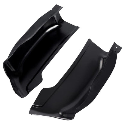 1 Pair Cab Corners Covers Fit For Chevy Silverado GMC Sierra 1999-2007 4 Door Extended Cab Trucks Black