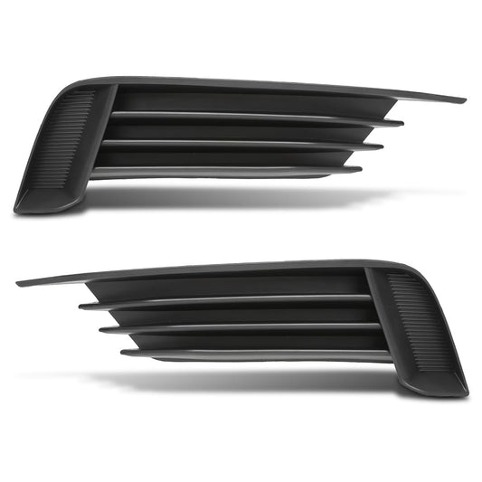 G-PLUS Pair Front Lower Bumper Grilles Covers, Compatible with Audi A3 S3 2013-2017, Left Driver & Right Passenger Side 2PCS, 8V5807682, 8V5807681