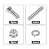 G-PLUS Small Block Stainless Steel Engine Bolt Kit Set Compatible with 265, 283, 302, 305, 327, 350, and 400 SB Chevy Engines w/Headers (NON-EFI)