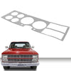 G-PLUS Aluminum Dash Bezel Insert Compatible with Chevy/GMC Truck Blazer Suburban 1981-1987