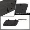 G-PLUS Front Bumper Tow Hook Cover, Compatible with Audi A6 3.0L 4.2L 2009 2010, 4F0807441F, Black