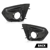G-PLUS Front Fog Light Bezel Set W/Glossy Black Trim Compatible with Subaru Impreza 2012-2014 57731FJ020
