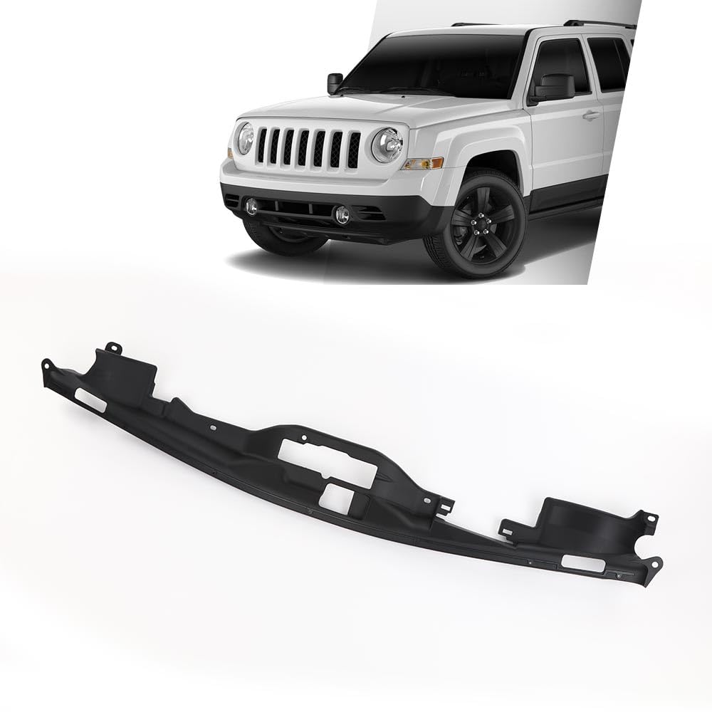 G-PLUS Radiator Support Cover Upper Compatible with Jeep Patriot 2011-2017 Black CH1217100
