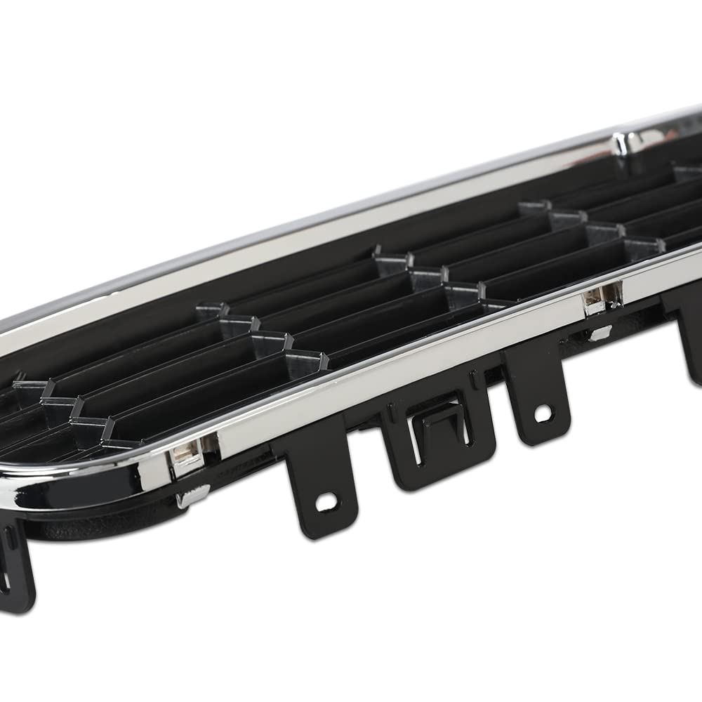 G-PLUS Fog Light Covers & Front Upper & Lower Bumper Grille Grill Compatible with 2012-2016 Chevy Sonic 95215846
