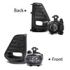 G-PLUS LED DRL Fog Lights Lamps W/Bezels Switch Harness Compatible with Nissan Kicks 2021-2023 261508995A, 261558995A, 269105RB0A, 622565RB0A, 622575RB0A Black