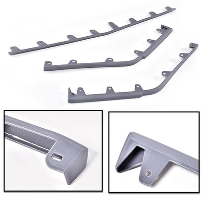 G-PLUS Front Bumper Molding Trim Kit Compatible with Cadillac CTS V Model 2009-2015 Front Bumper Trim Gray-3 Pieces 25882978 GM1044116 Grey