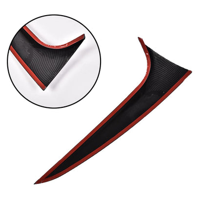 G-PLUS Rear Window Spoiler Side Wing Trim Carbon Black Cover Compatible with 2019-2021 BMW X4