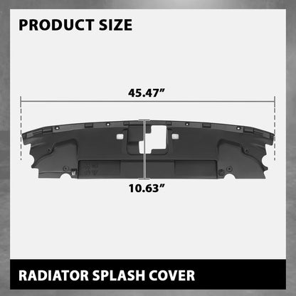 G-PLUS Upper Radiator Support Cover Panel, Compatible with Ford Mustang Ecoboost GT 2-Door 2018 2019, JR3Z-8C291-AA, JR3Z8C291AA