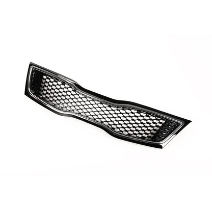 G-PLUS Front Bumper Upper Grille Grill Compatible with Kia Optima 2014 2015 Replacement for 863502T700 Black w/Chrome Trim