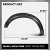G-PLUS Front Left Fender Flare Compatible with Ford F150 Raptor 2017 2018, Left Driver Side Wheel Arch Molding, HL3Z16039AB, HL3Z-16039-AB, Smooth Factory Style