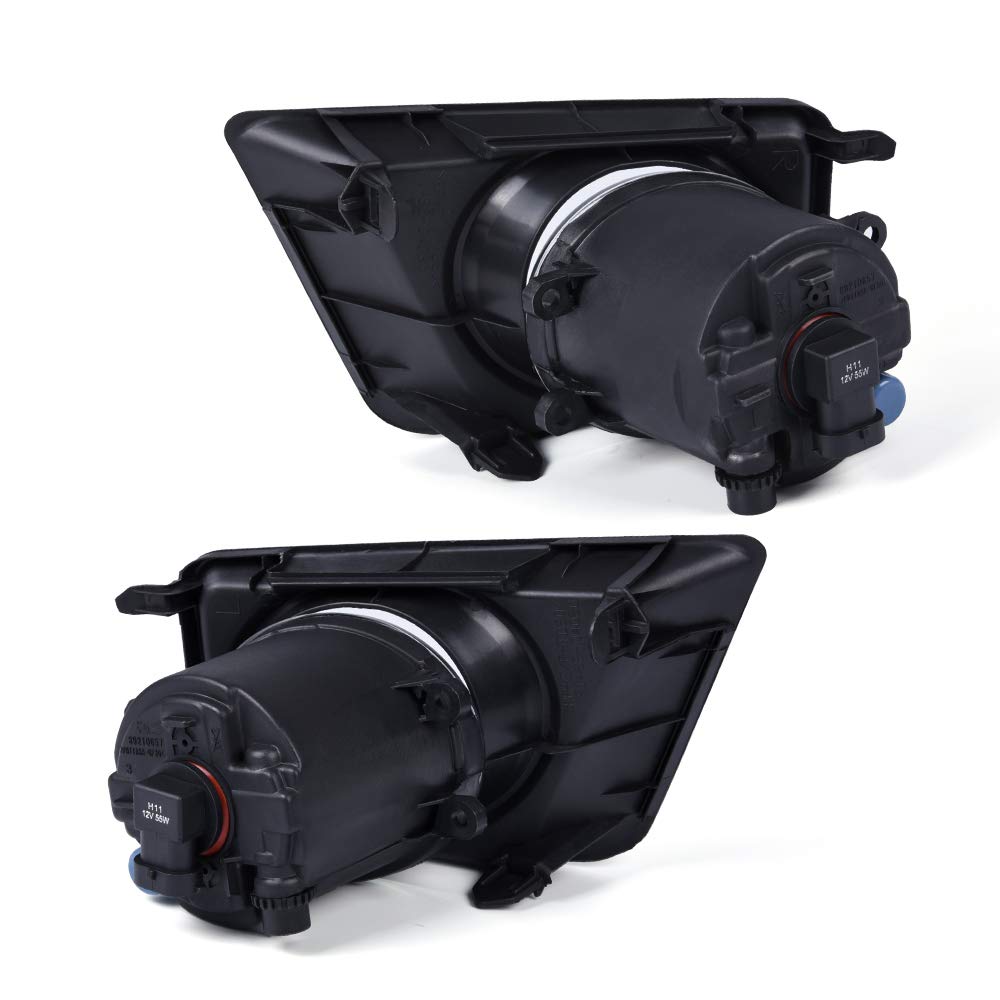 G-PLUS Bumper Fog Lights Assembly Compatible With 2012-2015 Toyota Tacoma Clear Driving Fog Lamps W/Switch Bulbs Kit