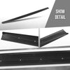 G-PLUS Extension Side Skirt Compatible with BMW F32 F33 F36 4 Series 2014 2015 2016 2017 2018 2019 2020 Gloss Black