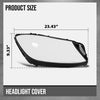 G-PLUS Headlight Lens Cover Compatible with Benz W222 S-Class 2018 2019 2020 Left & Right Front Headlamp Lens Cover Clear