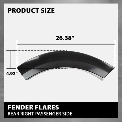 G-PLUS Rear Right Fender Flare Wheel Arch Moulding Compatible with LR3 / Discovery 3 2005-2009, Compatible with LR4 / Discovery 4 2010-2016 LR010627, 9H2221070AA