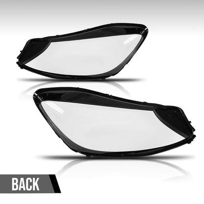 G-PLUS Headlight Lens Cover Compatible with Benz W222 S-Class 2018 2019 2020 Left & Right Front Headlamp Lens Cover Clear