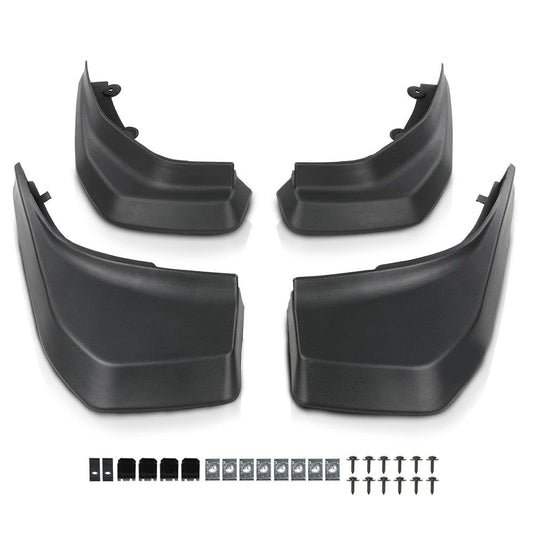 G-PLUS Mud Flaps Splash Guard Mudguard Compatible with Range Rover Evoque Pure/Prestige 2012-2018 (Round Rear Pipe)