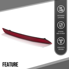 G-PLUS Rear Bumper Reflector Right for Volvo XC60 2018-2024 Red Additional Angle