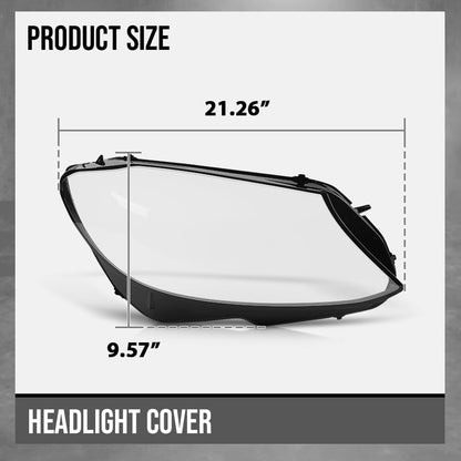 G-PLUS Headlight Lens Cover Compatible with Benz C-Class W205 2019-2020 Right Side Front Headlamp Lens Cover Clear