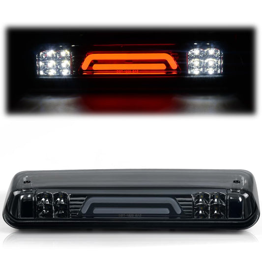 G-PLUS LED Third Brake Light Compatible With Ford F150 2004 2005 2006 2007 2008 3RD Cargo Led Tail Lamps Smoky Lens Chrome Housing