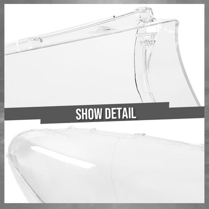 G-PLUS Headlight Lens Cover Compatible with BMW 7 Series G11 G12 2016-2019 63117408709, 63117408708 Left & Right Pair Front Headlamp Lens Cover Clear