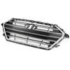 G-PLUS Front Upper Bumper Grille Compatible With Hyundai Elantra 2017 2018 Chrome & Black Grill Trim