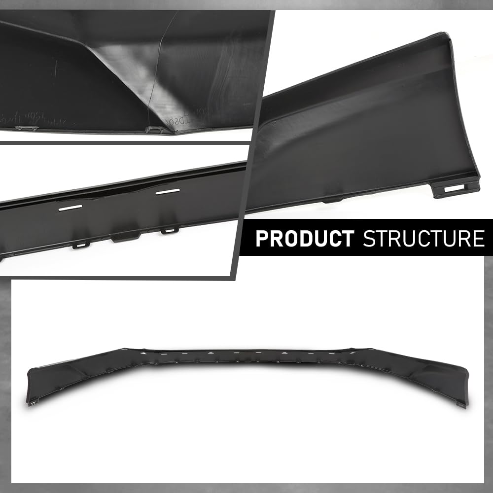 G-PLUS Rear Lower Bumper Cover Fascia Compatible with Toyota RAV4 SE 2016 2017, Fit Toyota RAV4 2016 2017 2018, 521690R010, Black