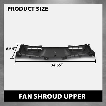 G-PLUS Upper Fan Shroud, Compatible with Benz GLK250 Bluetec 4Matic 2014-2015/ GLK350 Base 4Matic 2010-2015, 2045000355, ATPP1120112008