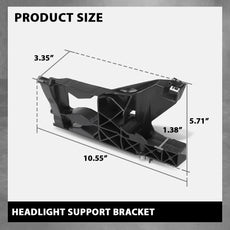 G-PLUS Headlight Bracket 2PCS for Audi A6 S6 C7 RS6 2011-2016 Close-up View