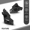 G-PLUS Front Bumper Mount Bracket Compatible with Range Rover 2003-2009 Black