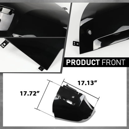 G-PLUS Body Kit Trim Bumper Corner Side Skirts Compatible with Defender L663 110 2020-2024 Gloss Black 16PCS