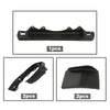 G-PLUS 10PCS Bumper Fillers Compatible with Cadillac Deville/Fleetwood/Brougham 1980-1992 Front & Rear Fiberglass Black