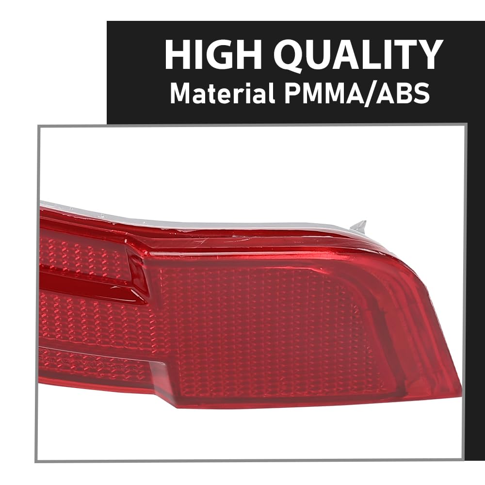 G-PLUS Pair Rear Bumper Reflector Light, Compatible with Benz GL320 2007-2009 CDI 164.822/ GL450 2007-2008 164.871/ GL550 2008-2009 164.886, Left & Right Side 2PCS, 1648201174, 1648201274