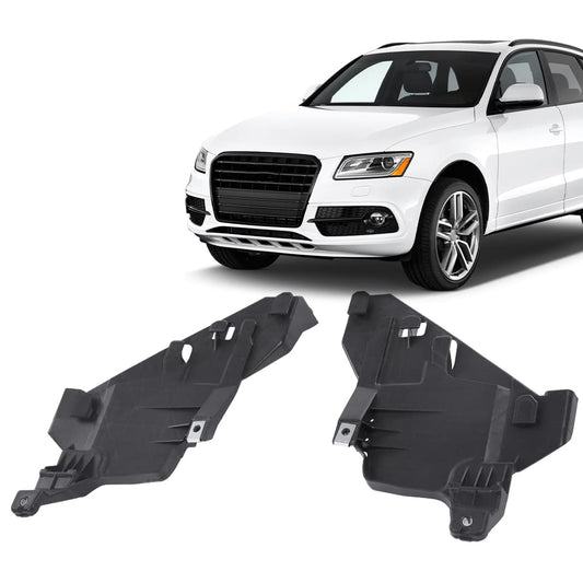 G-PLUS Front Headlight Brackets Head Light Lamp Mount Support Plate Bracket Compatible with Audi Q5 2013-2017 /Fit SQ5 2014-2017 Headlamp Housing Left & Right 8R0941454A AU2509107 8R0941453A AU2508107