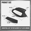 G-PLUS Convertible Soft Top Plastic Window Heated Glass Window Compatible with BMW Z3 & M Roadster Convertibles 1996-2002 Fit BMW E36 1996-2002 Black