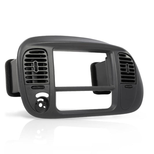 G-PLUS 1Set Center Dash Radio Surround Bezel Trim Panel Compatible with 2000-2003 Ford F150/2000-2002 Ford Expedition Grey Dashboard Cover
