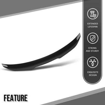 G-PLUS Rear Trunk Spoiler Wing Compatible with BMW 3 Series G20 330i M340i Sedan Only 2019 2020 2021 2022 Glossy Black