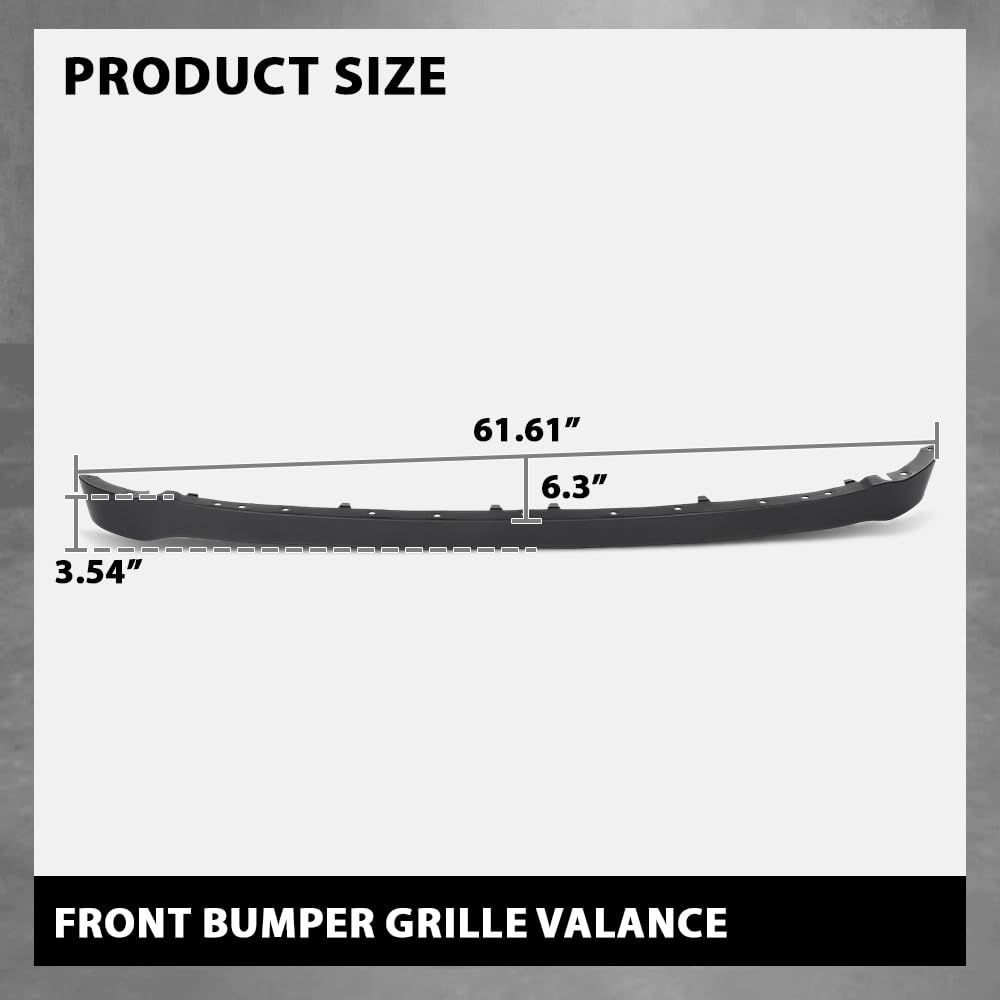 G-PLUS Front Lower Bumper Grille Valance, Compatible with Ford EcoSport 2018-2022, GN1Z17626BD, GN1Z-17626-BD