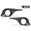 G-PLUS Front Fog Light Lamp Cover Trim Pair, Compatible with Toyota Highlander 2011 2012 2013 TO1038154 TO1039154 814810E060 814820E080, Driver & Passenger Side Fog Light Trim Silver