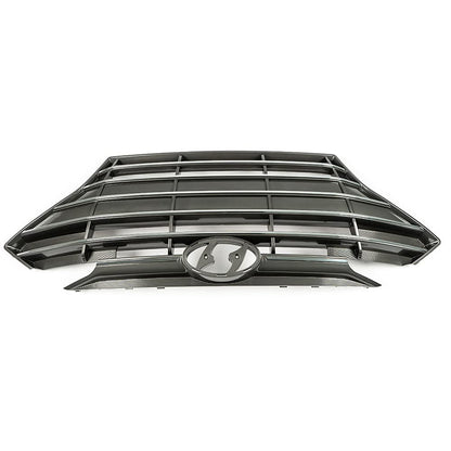 G-PLUS Front Upper Bumper Grille W/Chrome Trim Compatible With 2019-2020 Hyundai Elantra