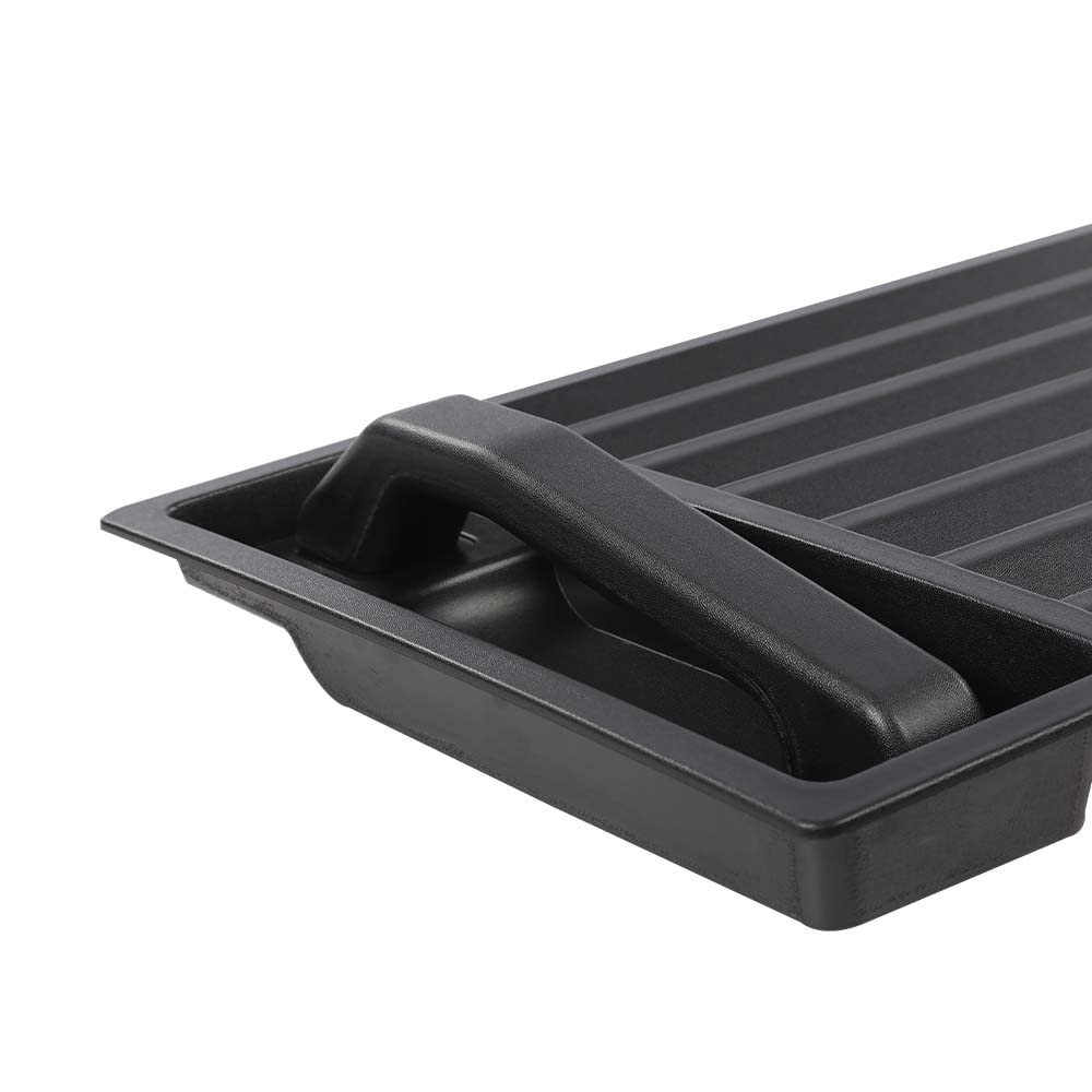 G-PLUS Hood Grille W/Handles Hood Vent Compatible with 2003-2007 Hummer H2 Black New Gm25928163 15063080, 25858920