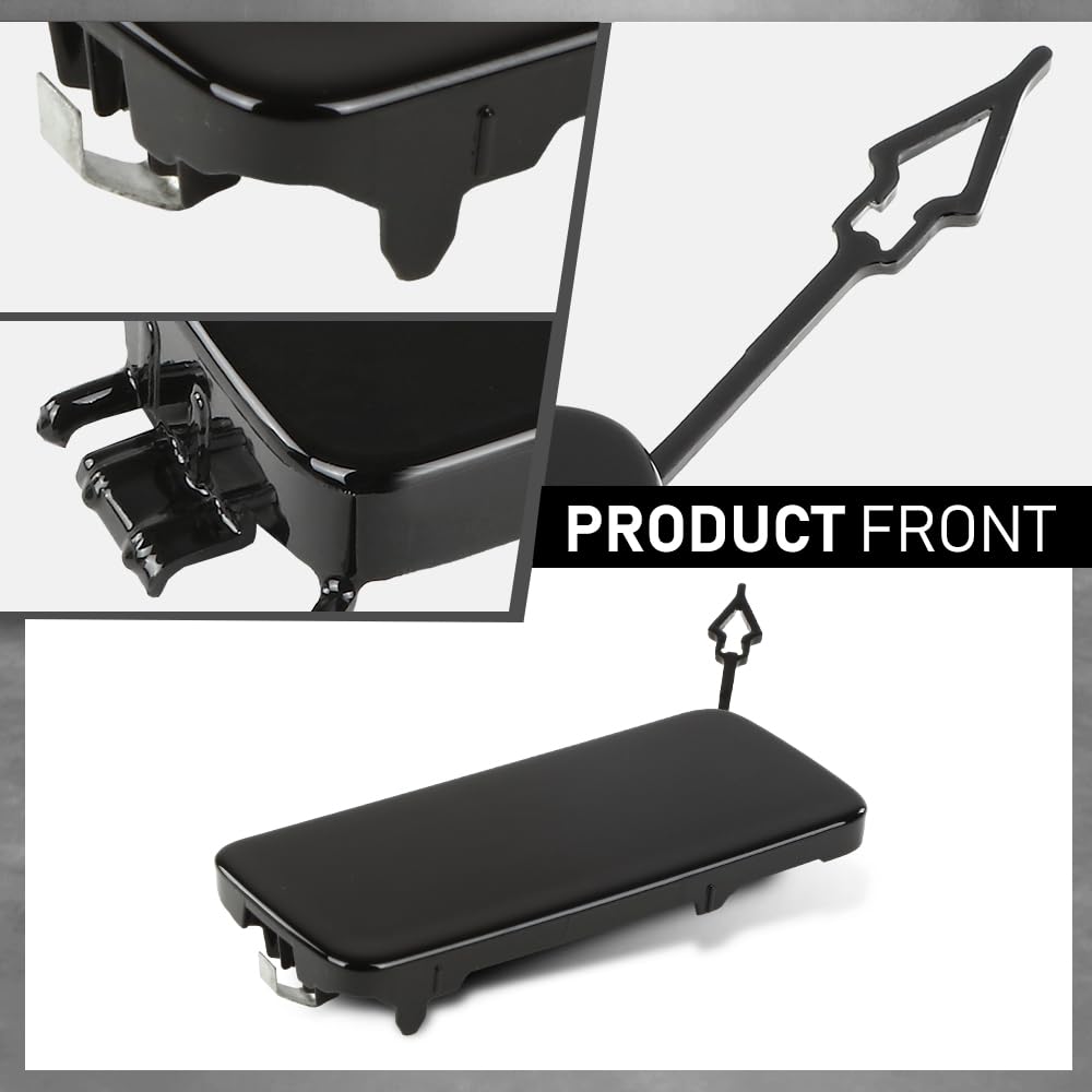 G-PLUS Left Rear Bumper Tow Hook Eye Cover Cap Compatible with Defender L663 90 110 2020-2023