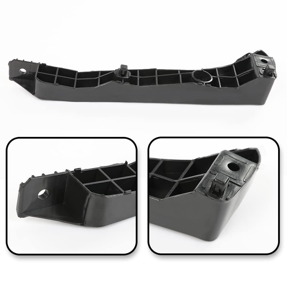 G-PLUS Bumper Bracket Front 2pcs Compatible with LX ES350 Base 2007-2012 Front Left Driver and Right Passenger Side Bumper Support Bracket Set 5214533050 LX1043107 5214633050 LX1042107 Black