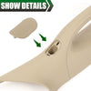 G-PLUS Front A Pillar Trim Handle Compatible with 2004-2008 F150, RH Passenger Side Inside Grab Handle 4L3Z1503598AAC (Beige)