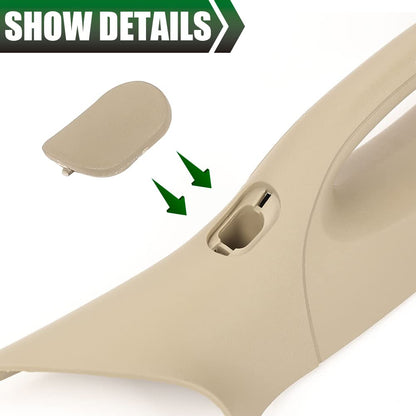G-PLUS Front A Pillar Trim Handle Compatible with 2004-2008 F150, RH Passenger Side Inside Grab Handle 4L3Z1503598AAC (Beige)